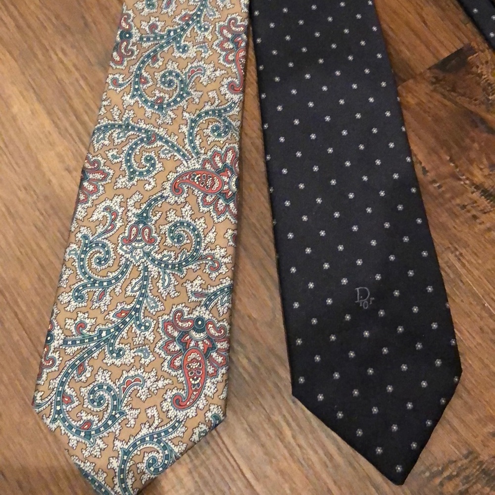 Christian DIOR 100% Silk Men’s Tie